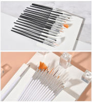 Set de Pinceles de Arte para Uñas KADS 15PCS Manicura Pedicura Diseño Suave con Cerdas de Nylon Adecuado para Pinturas Finas y Dibujos Líneas - details 4