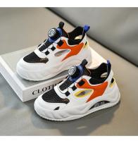 Compañeros de clase zapatillas de deporte para niños 2025 zapatos de malla de verano zapatos de marco para niños de mediana y mayor hebilla giratoria para niños zapatos antideslizantes transpirables para correr - details 6