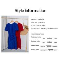 Vestido Elegante de Manga Corta para Mujer Primavera-Verano 2025 Estilo Europeo-Americano - details 1