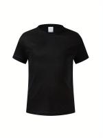 Quick Dry Breathable T-Shirt for Boys - Lightweight Moisture Wicking Top Tee for Active Kids - details 3