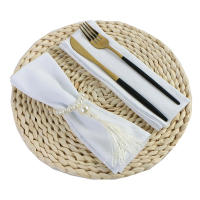 Pañuelos de Algodón Natural 6 Pcs 30x45cm Ideal para Boda, Despedida de Soltera, Mesa de Té - details 2