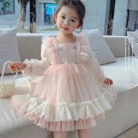 Vestido de Princesa para Niñas Manga Larga Perfecto para Primavera Otoño - details 0