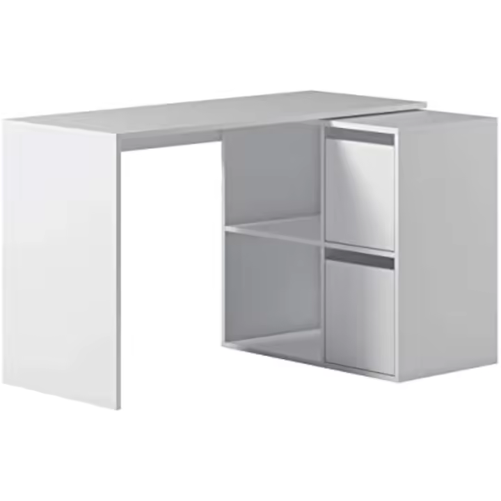 Color Blanco 2 Puertas 2 Huecos Oficina spacho domitorio Estilo Morno Mueble 120152x74x7749 cm - 1