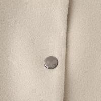 Elegante Abrigo de Lana Sólida para Mujer Cuello Redondo, Manga Larga, Ajuste Suelto, Moda de Ciudad Urbana de Otoño 2024 - details 24