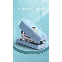 Mini juego de grapadora portátil (enviar 400 grapas), carpeta de rotafolio de papel con animales bonitos, papelería, herramientas de encuadernación para oficina, suministros escolares - details 4
