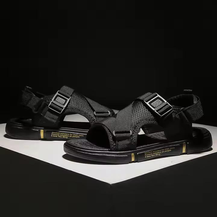 Sandalias de Playa para hombre Conducción zapatillas Frescas casuales con punta Abierta - 1