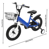 Bicicleta infantil de 14 pulgadas para niños y niñas, para niños de 3 a 7 años, con altura ajustable - details 8