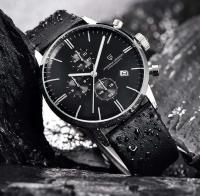 Reloj Deportivo Militar de Lujo PAGANI DIZAIN Reloj de Cuarzo Automático con Correa de Cuero - details 5