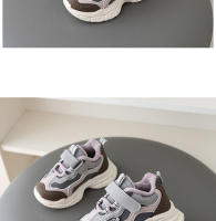 Invierno nuevos zapatos deportivos de terciopelo zapatos de algodón cálidos niños y niñas estudiantes antideslizantes zapatos de papá de suela blanda versión coreana marea - details 8