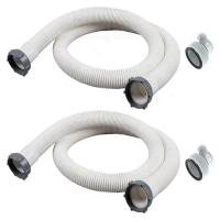 Mangueras para piscina sobre el suelo, 2 uds., 1,5 pulgadas, con 2 adaptadores de manguera tipo B, juego para adaptador de manguera, accesorios para manguera de bomba de filtro - details 0