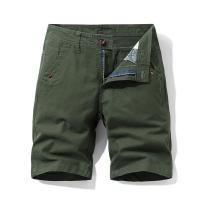 Novedad de verano, pantalones cortos Cargo 100% de algodón para hombre, moda de Color sólido, múltiples bolsillos, pantalones cortos holgados informales de marca para hombre - details 2