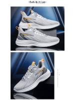 Zapatos deportivos para correr de gran tamaño para hombres de primavera y verano zapatos casuales ultraligeros que absorben los golpes de la aptitud del rebote del comercio exterior de los hombres - details 6