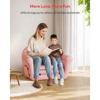 Sofá inflable para niños pequeños, extra grande de 38,6 x 27,6 x 28,4 pulgadas, sofá convertible 2 en 1 para niños pequeños, sofá portátil con felpa para niños y niñas, hogar y campamento (rosa) - details 7