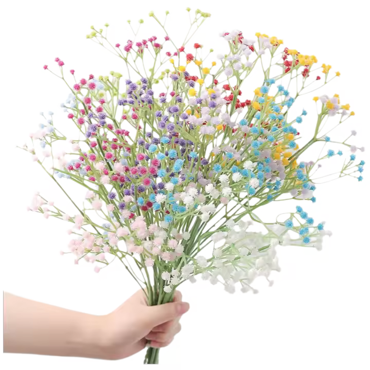 108 Cabezas De Gypsophila Artificial 57cm Flores De Plástico Para Decoración De Hogar Y Bodas Arreglo Floral Para Decoración De Eventos - 1