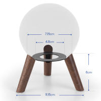Soporte de madera Real para Echo Dots, soporte de montaje para decoración de habitación, regalo, 4. ª y 5. ª generación - details 5