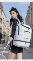 Mochila deportiva para raqueta de bádminton con bolsillo para zapatos, para viajes al aire libre, ir de compras, bolsa de acampada, almacenamiento grande, mochila escolar para ordenador portátil - details 12