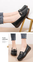 Zapatos De Mujer De Cuero Auténtico Nuevos Antideslizantes Y Ligeros Talla Grande 35-44 Zapatos Planos Para Primavera Y Otoño Con Decoración Metálica - details 24