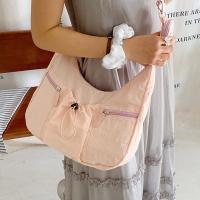 Bolso cruzado de estilo coreano, bolso plisado con cordón de gran capacidad, versátil, ligero con monedero - details 1