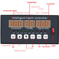 Miniincubadora de huevos automática Digital, sistema de Control por ordenador, para aves de corral, 40% de descuento, XM-18 - details 18