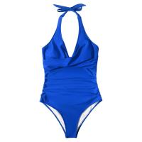 Traje de baño sexy 2025 con espalda cruzada y cuello en V, bikini de una pieza. - details 12