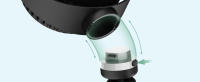 Ventilador portátil de 8000 mAh para cochecito, batería de 27 horas de duración, 360° ° Rotación, 4 velocidades, luz nocturna, silla de paseo con ventilador recargable por USB, viajes, dormitorio - details 4