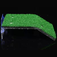 Decoración de Plataforma de Tortuga en Acuario Rampa de Césped para Reptiles - details 6