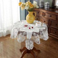 Rectángulo bordado de terciopelo de oro blanco, lujosa funda para mesa de comedor, mantel, corte, ENCE, TV, tocador, juego Antip - details 6