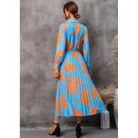 Vestido floral para mujer, vestidos de manga larga con cuello en V, bonito elegante, nuevo, - details 11