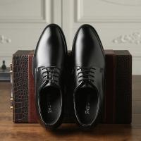Zapatos de cuero de negocios para hombres, zapatos casuales, clásicos, negros, cabeza redonda - details 1