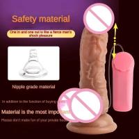 Leten-vibrador eléctrico grande de silicona con control remoto, oscilación telescópica artificial, pene eléctrico grande - details 5