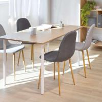 Pack de 2 sillas de Comedor, diseño nórdico con Asiento Acolchado y Respaldo ergonómico - details 10