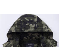 Otoño Invierno Casual Camuflaje Hombres Abrigos Nuevo Confort Versátil Mantener caliente Tops Moda al aire libre Sombrero extraíble Chaqueta Hombres - details 4