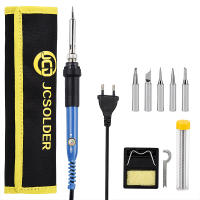 Hierro de Soldadura JCD Kit 60W con Ajuste de Temperatura Plugue Europeo Herramientas de Reparación de Electronica Doméstica Fuente de Energía Eléctrica Peso del Artículo 0.12KG - details 0