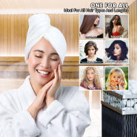 2 toallas para el cabello de secado rápido súper absorbentes - details 3
