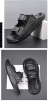 Nuevo verano versátil de una palabra zapatillas de los hombres antideslizante y ligero sandalias de los hombres antideslizante al aire libre casual sandalias - details 9