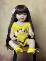 BZDOLL-Muñeca realista de bebé recién nacido, juguete de baño de 55cm con cuerpo de silicona completo, 22 pulgadas, regalo de Navidad para niña - details 1