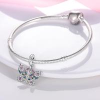 Silver Fit-pulsera de circonio para mujer, serie de mariposas de 3mm, joyería artesanal, nuevos artículos, Material metálico - details 2