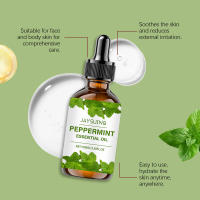 JAYSUING Peppermint Care Essential hidrata suavemente, reafirma la piel del rostro y cuerpo, aceite de masaje refrescante e hidratante. - details 6