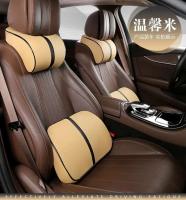 Cubierta de asiento de coche BUNO con almohada de cuero viscoelástico Almohadilla de respalda para coche VIE - details 13