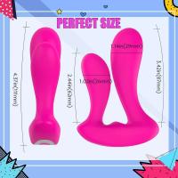 Leten 3 en 1 ropa Invisible bragas vibrador parejas 9 modos potente punto G Vagina ano estimulación del perineo juguete sexual para mujeres tienda - details 9