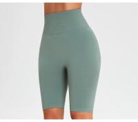 Shorts de Yoga sin Costuras de Cintura Alta Levantamiento de Glúteos de Melocotón - details 12