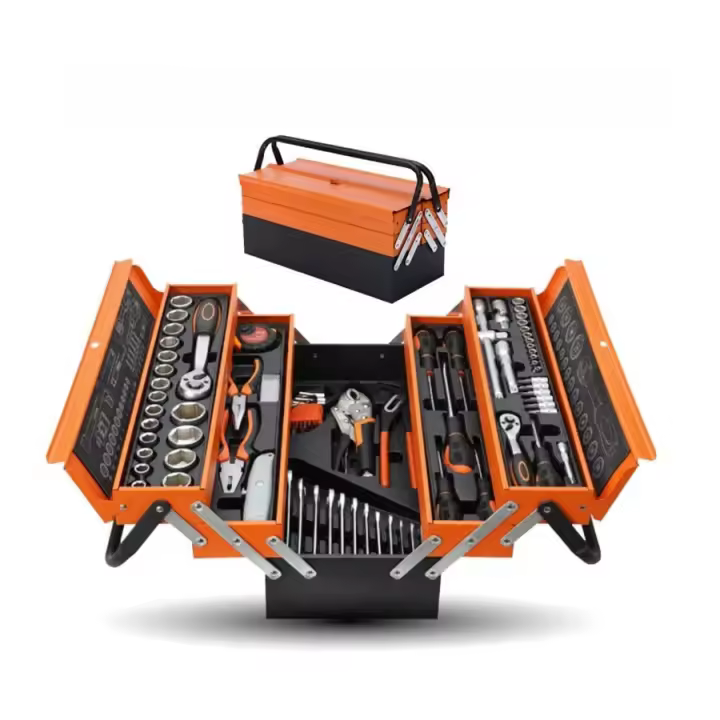 Set de Herramientas Manuales Portátiles Juego de Destornilladores Siempre Listo para Reparaciones de Autos 85 Piezas - 1
