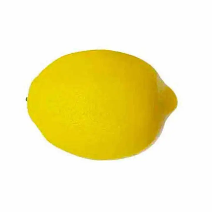 Simulación duradera de limones artificiales, frutas falsas amarillas realistas, frutas decorativas de espuma festivas - 1