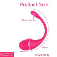 Vibradores con aplicación Bluetooth para mujer, estimulación del clítoris, huevo vibrador, punto G, masajeador Anal, Juguetes sexuales, bragas, bolas usables - details 12