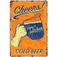 Every Beers A Cheers-carteles de hojalata de Metal para tiempo libre, decoración de pared para bares, hombre, cueva, cafetería, clubes, Retro - details 17