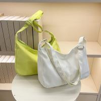 Bolso bandolera de lona informal de gran capacidad, bolso de hombro ligero de Color sólido, bolso Hobo con cremallera, trabajo - details 3