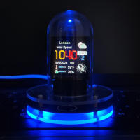 Reloj de Tiempo de Clima Nixie RGB Pantalla de Color, Temperatura y Humedad - details 8