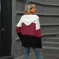 Sudadera con capucha con cremallera para mujer, suéter suelto de manga larga, tops de moda, - details 19
