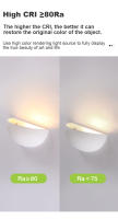 Tomaxin Lámpara de pared Iluminación energy saving con estilo Wabi Sabi - details 2