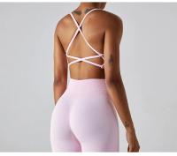 Sujetador Deportivo de Yoga para Mujer Sexy Espalda Deportiva Sin Costuras Secado Rápido Transpirable Top para Danza y Ciclismo Material de Nylon Adecuado para Correr Primavera Verano - details 7